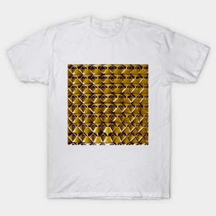 3D Geometric Polygon (Goldenrod Yellow) T-Shirt